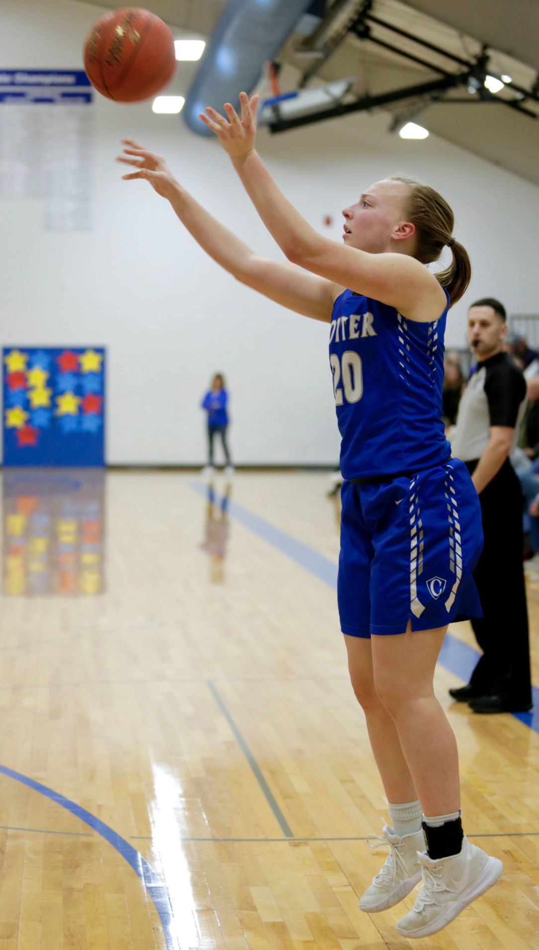 Cotter girls playoff basketball vs La Crescent-Hokah